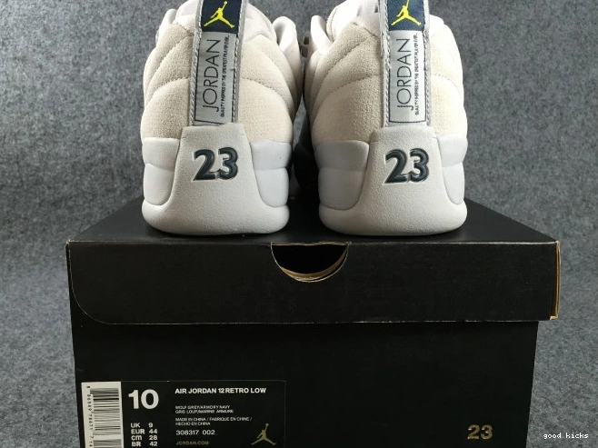 Cheap Low Jordan Grey Suede 12 308317-002 Air 0810